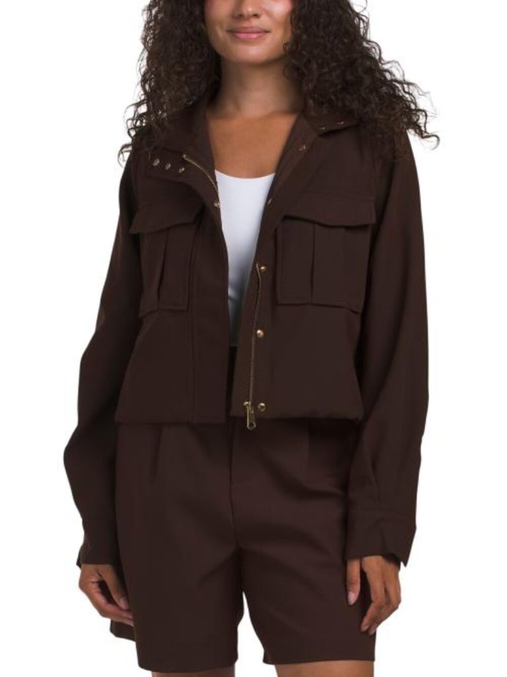 ENGLISH FACTORY Technical Drawstring Bomber Jacket